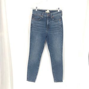 Madewell 11” High-Rise Skinny Jeans Size 28P